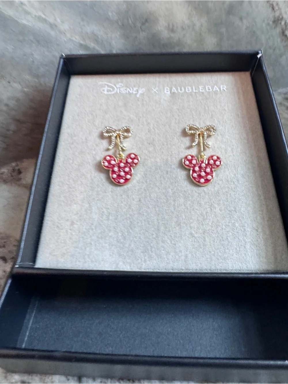 Minnie Bow Earrings Baublebar